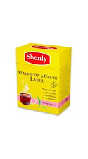 Чай черный Shenly с ароматом земляники со сливками 20пир 36г