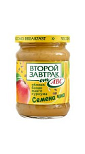 Десерт Второй завтрак от АВС яблока банан манго с семенами чиа и куркумой 250г