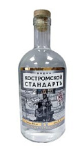 Водка Костромской стандартъ, Серебряная 40% 0.5л