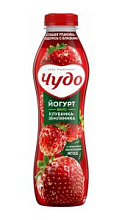 Йогурт питьевой Чудо Клубника-земляника 1.9% 0.68л