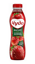 Йогурт питьевой Чудо Клубника-земляника 1.9% 0.68л