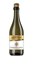 Вино игристое Ludovico Marchesi, Lambrusco Emilia белое полусладкое 8% 0,75л