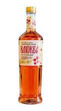 Настойка Сормовская Клюква на коньяке сладкая 19% 0.5л