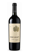 Вино One Leaf, Malbec-Bonarda красное полусухое 12,5% 1,125л