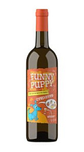 Вино Funny Puppy, Chardonnay белое полусладкое 12,5% 0,75л