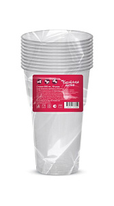 Стакан одноразовый Честная Цена 500мл 10шт 