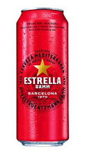 Пиво Estrella Damn светлое фильтрованное 4,6% 0,5л