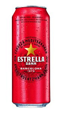 Пиво Estrella Damn светлое фильтрованное 4,6% 0,5л