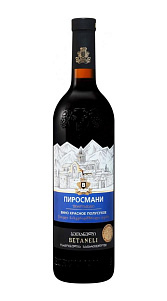 Вино Betaneli Пиросмани красное полусухое 9% 0,75л.