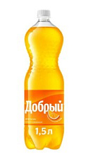 Газированный напиток Добрый Апельсин безалкогольный 1.5л