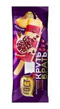 Мороженое Круть!Брать! эскимо молочное двухслойное с аром. персика и граната 50г