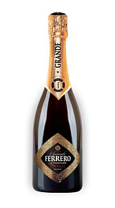 Вино игристое Ferrero Leonardo Bianco, белое полусладкое 10,5-12,5% 0,75л