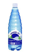 Вода Шишкин лес питьевая газированная 1л