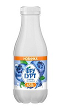 Йогурт питьевой Фругурт Черника 1% 450г