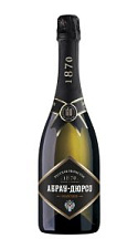 Вино игристое Абрау Дюрсо, Русское игристое белое полусухое 12,5% 0,75л