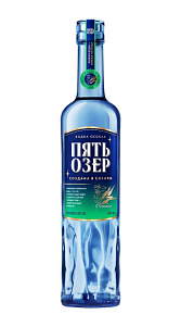 Водка Пять озер Особая 40% 0.5л