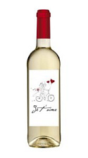 Вино Je t'aime белое п/сл 10,5% 0,75л