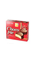 Печенье Lotte Choco Pie прослоенное глазированное 336г