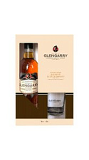 Виски Glengarry, Blended в подарочной упаковке со стаканом 40% 0,7л