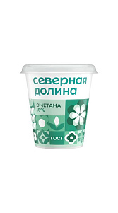 Сметана Северная Долина 15% 300г