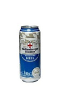 Пиво Weltenburger Kloster Hell Alkoholfrei светлое фильтрованное безалкогольное 0,5% 0,5л