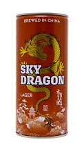 Пиво Sky Dragon, светлое пастеризованное фильтрованное 5% 1л