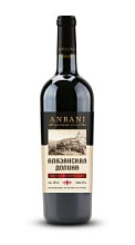 Вино ANBANI Алазанская долина красное полусладкое кр11.5% 0,75л