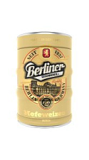 Пиво Berliner Geschichte, Hefeweizen светлое нефильтрованное 5,2% 5л.