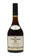 Бренди Torres 5, Solera Reserva 38% 0,5л