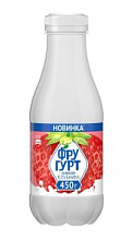 Йогурт питьевой Фругурт Клубника 1% 450г