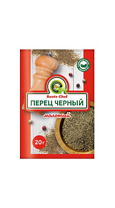 Перец Saute Chef черный молотый 20г
