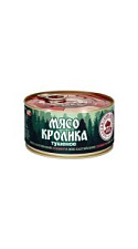 Мясо кролика Балтийский Деликатес премиум тушеное 325г