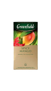 Чай зеленый Greenfield Spicy Mango 25пак 