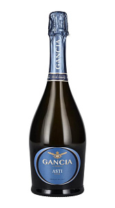 Вино игристое Gancia Asti DOCG белое сладкое 7,5% 0,75л