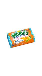 Конфеты Mamba жевательные Тропикс 26,5гр