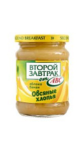 Десерт Второй завтрак от АВС яблоко банан и овсяные хлопья 250г