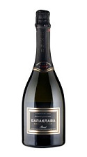 Вино игристое Балаклава, Шардоне белое брют 11.5% 0.75л